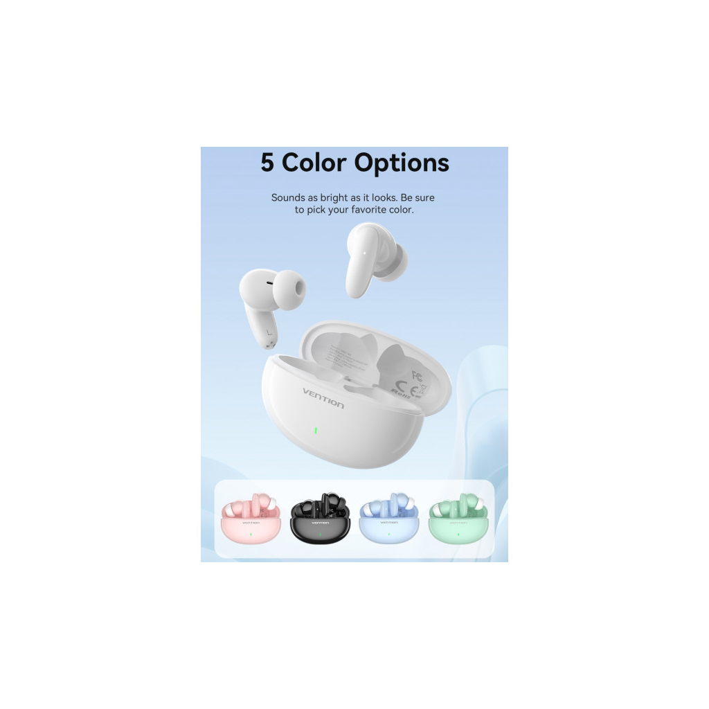 Навушники Vention Elf Earbuds E01 Blue (NBFS0) - зображення 10