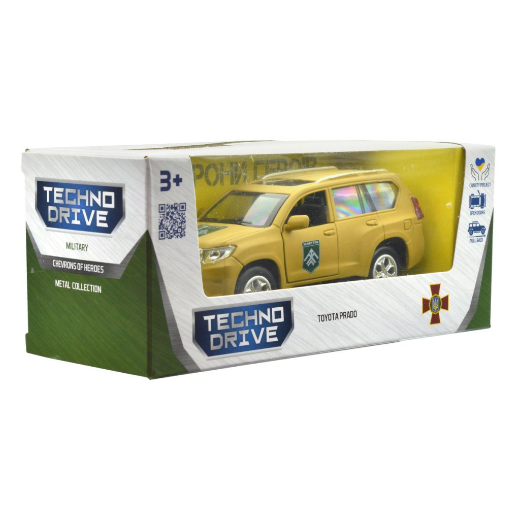 Машина TechnoDrive серії Шеврони Героїв - Toyota Prado - Хартія (KM6188) - зображення 7