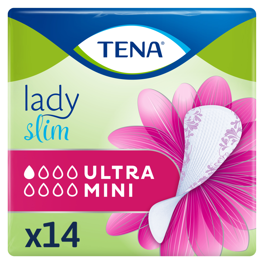 Урологічні прокладки Tena Lady Slim Ultra Mini 14 шт. (7322540013658/7322541115832) - зображення 1