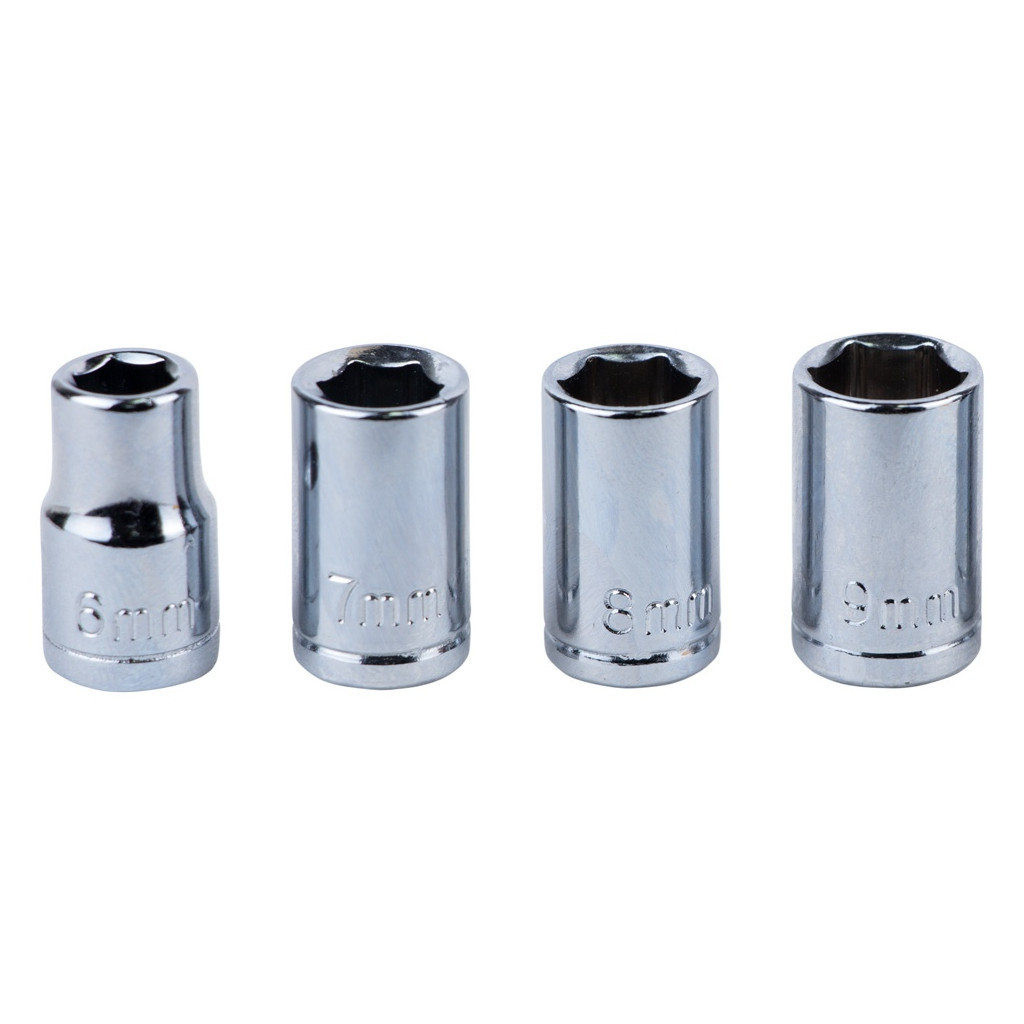 Набір викруток Sigma з реверсом + насадки торцеві та біти 1/4" 13шт CrV (4001931) - зображення 9