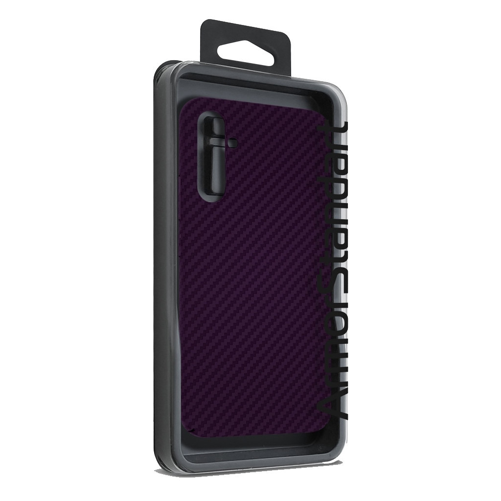 Чохол до мобільного телефона Armorstandart LikeCarbon Samsung A34 5G (A346) Purple (ARM71928) - зображення 3