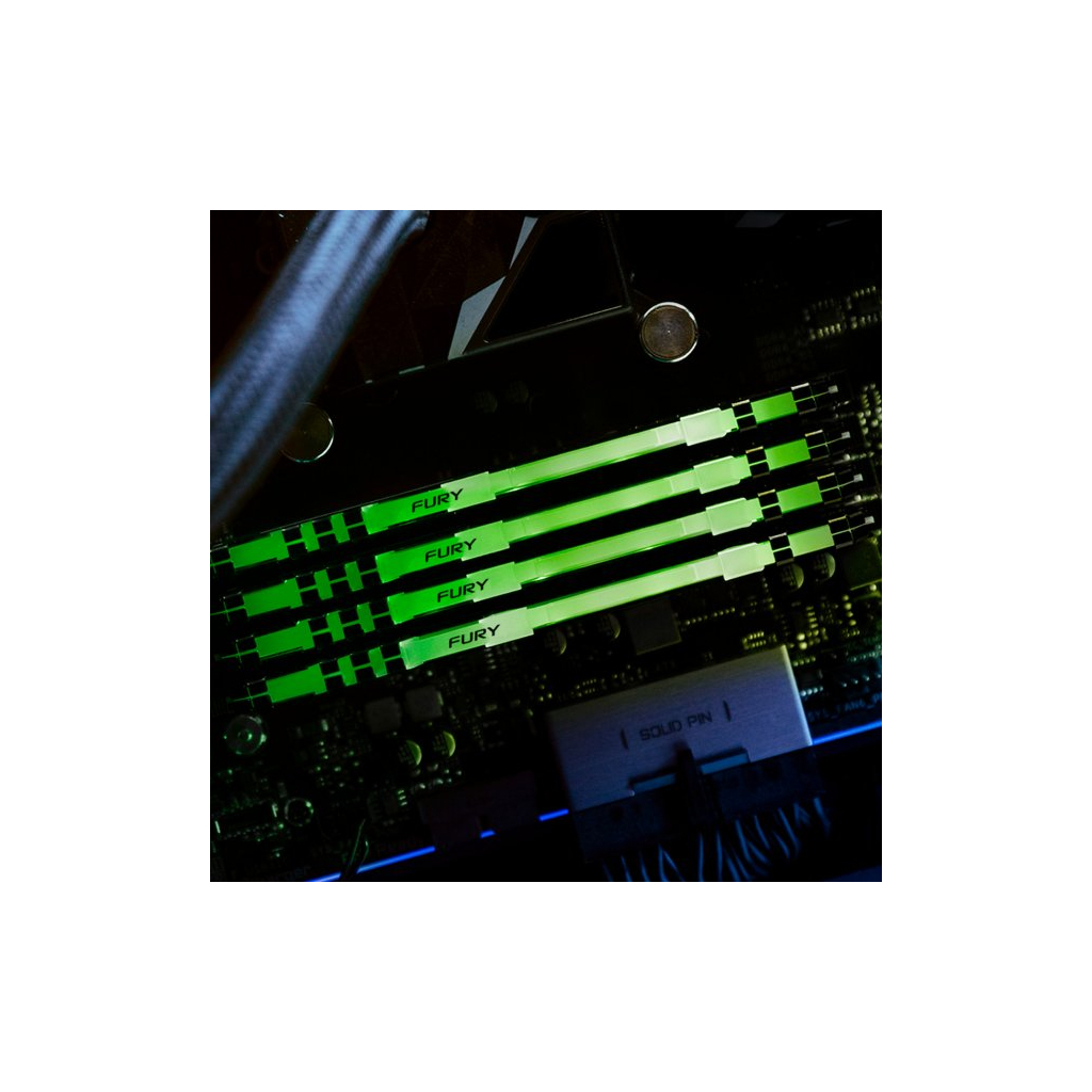 Модуль пам'яті для комп'ютера DDR4 16GB 3000 MHz FURY Beast RGB Kingston Fury (ex.HyperX) (KF430C16BBA/16) - зображення 10
