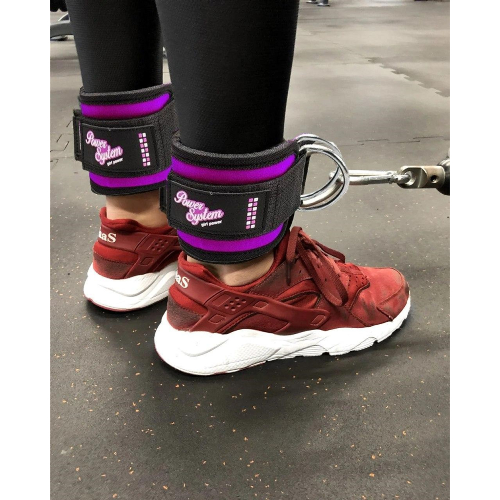 Манжета для тяги Power System Ankle Strap Gym Babe PS-3450 Purple (PS_3450_Purple) - зображення 2