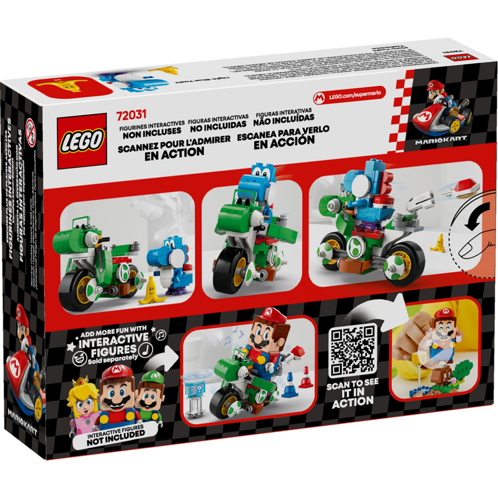 Конструктор LEGO Super Mario Mario Kart – Yoshi Bike (72031) - зображення 7