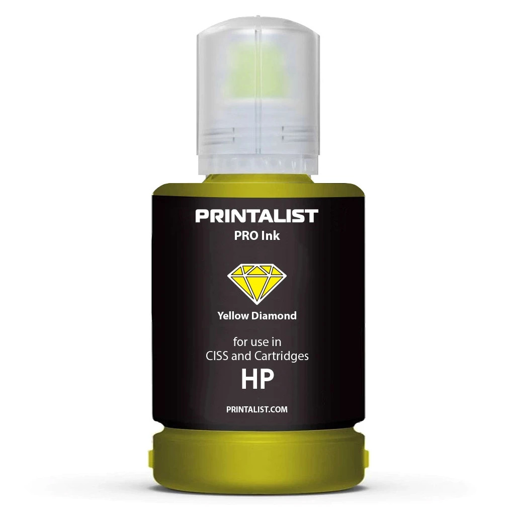 Чорнило Printalist HP 140г Yellow (PL-INK-HP-Y) - зображення 1