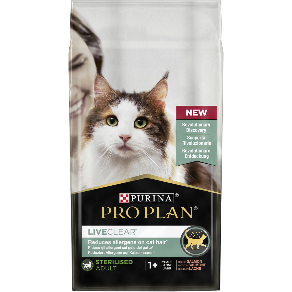 Сухий корм для кішок Purina Pro Plan LiveClear для стерилізованих котів з лососем 1.4 кг (7613287232700) - зображення 2