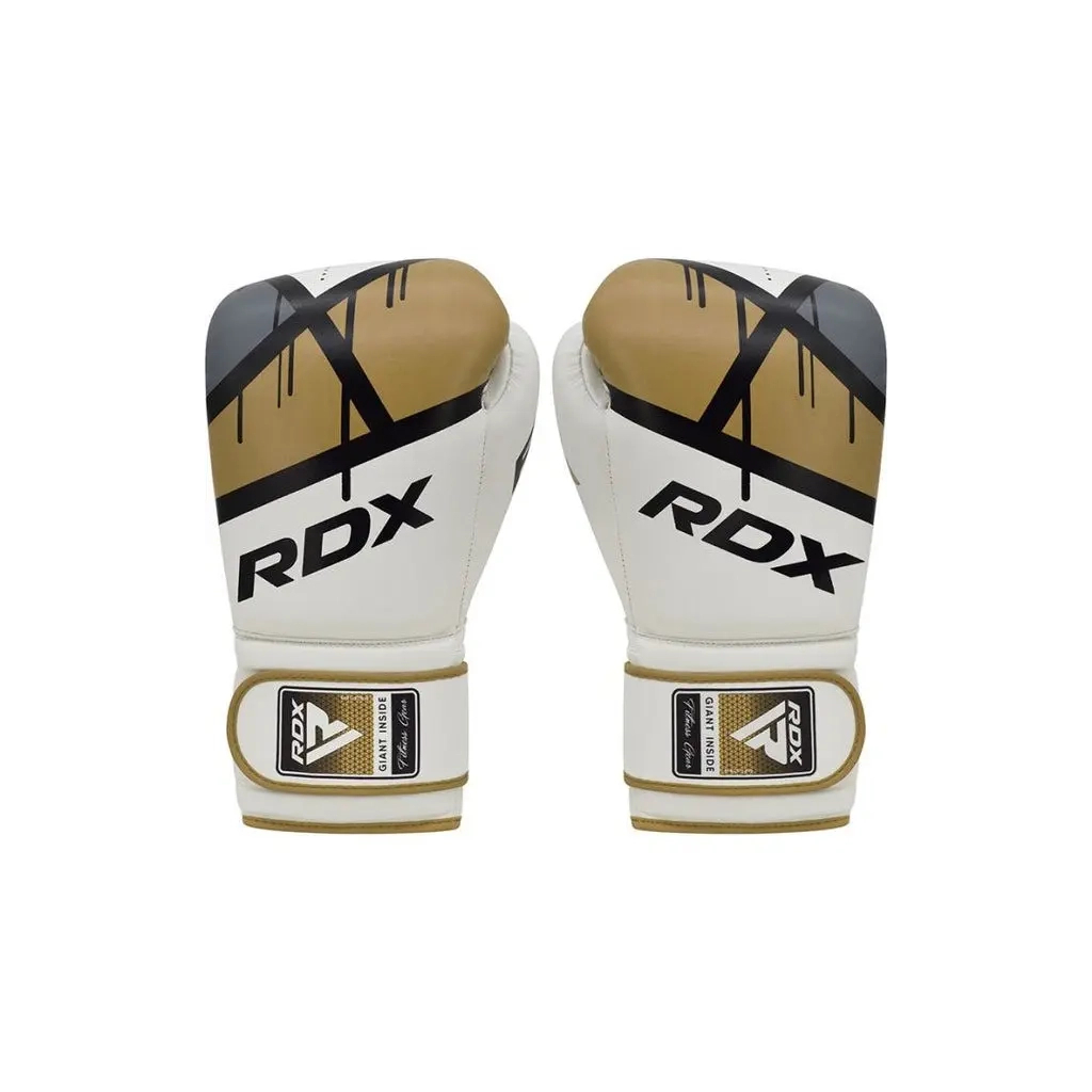 Боксерські рукавички RDX F7 Ego Golden 12 унцій (BGR-F7GL-12oz) - зображення 2