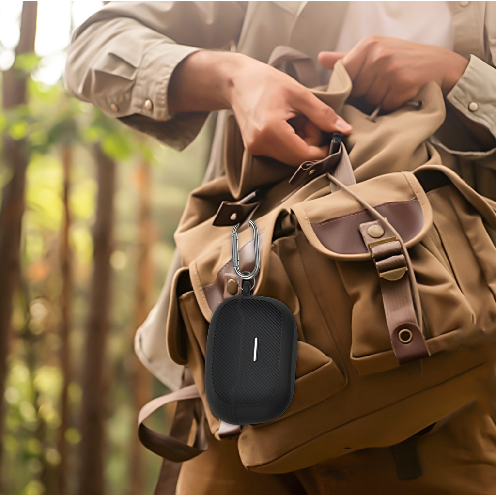 Чохол для навушників BeCover Silicon для JBL Endurance Race TWS Black (710192) - зображення 3