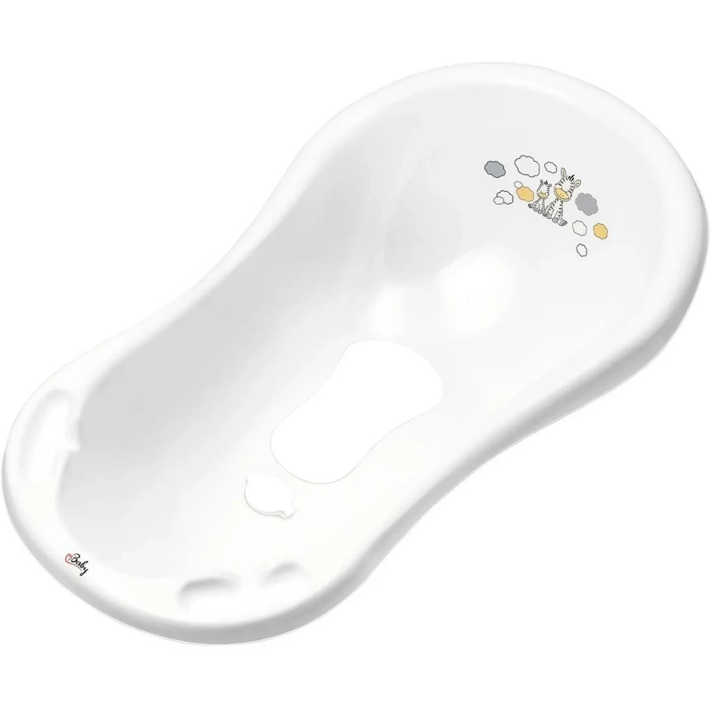 Ванночка Maltex Зебра 84 біла зі зливом (3910451) - зображення 1