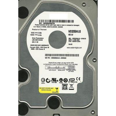 Жорсткий диск 3.5"  320Gb WD (# WD3200AVJS #) - зображення 1