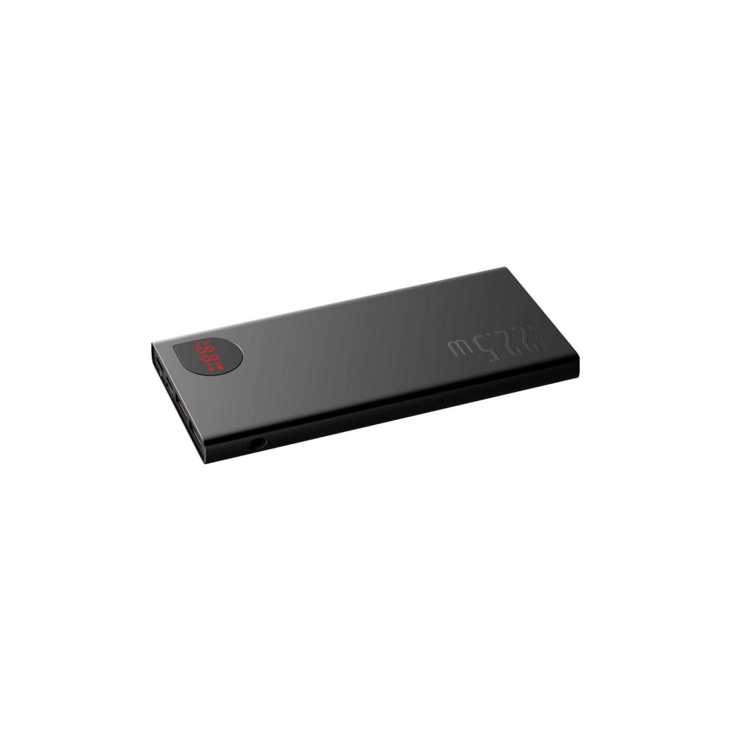 Батарея універсальна Baseus Adaman 10000mAh, PD QC/3.0/22,5W, black (PPAD070001) - зображення 4