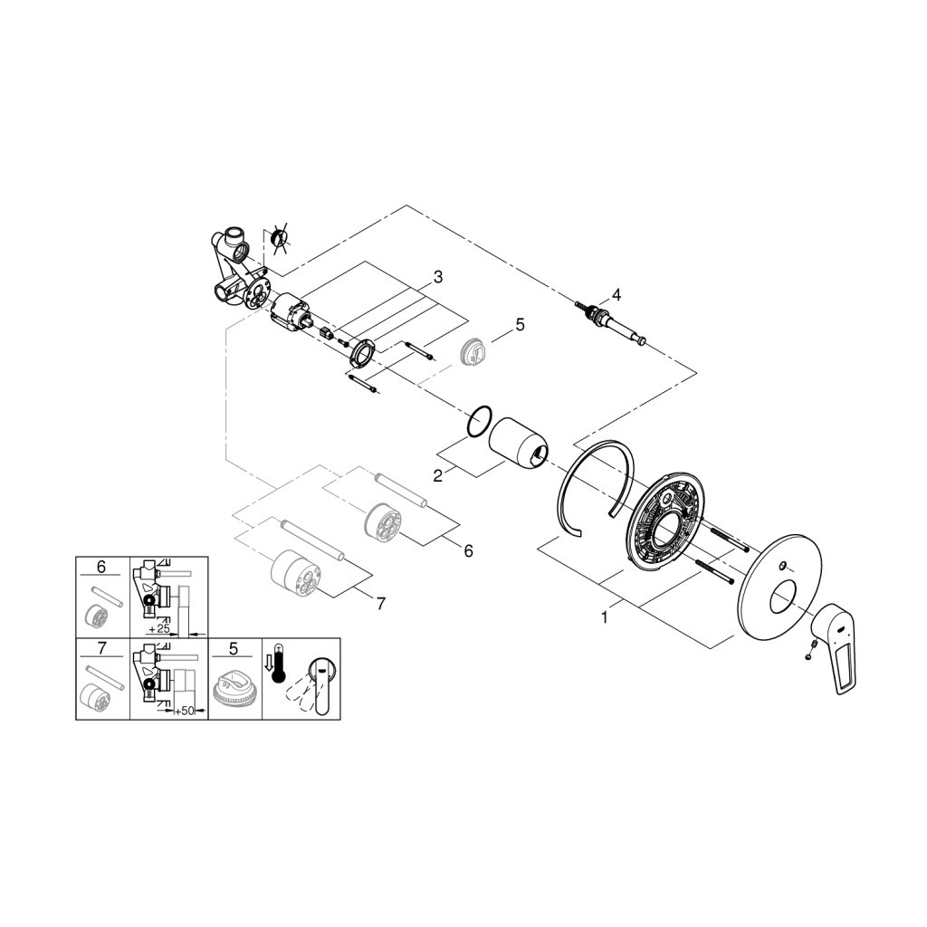Змішувач Grohe BauLoop (29081001) - зображення 3