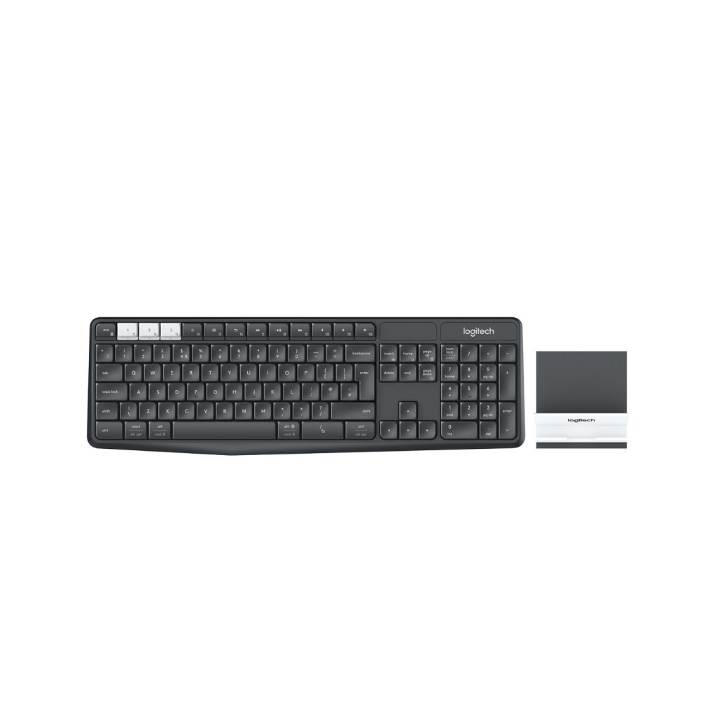 Клавіатура Logitech K375s Multi-Device Wireless UA Graphite (920-008181) - зображення 8