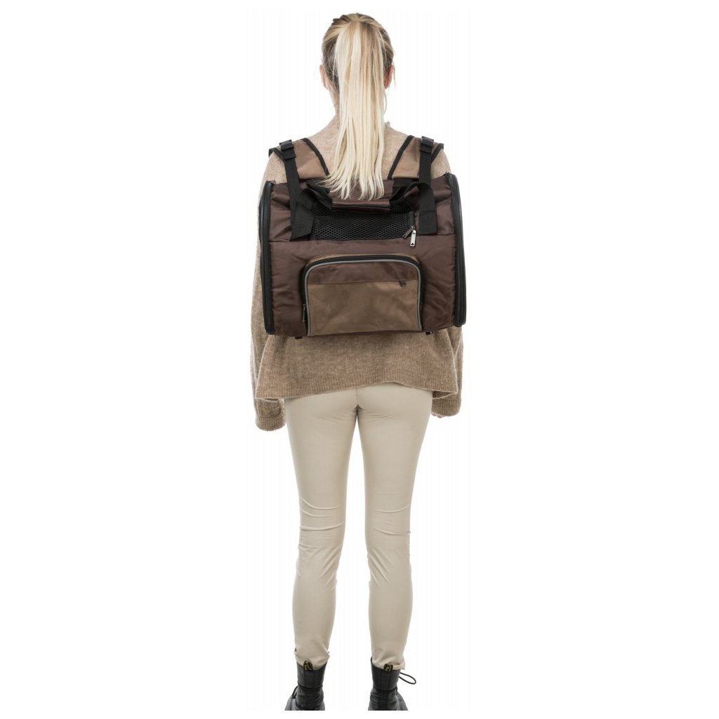 Переноска для тварин Trixie Shiva 41x30x21 см Коричнева (4011905288710) - изображение 2