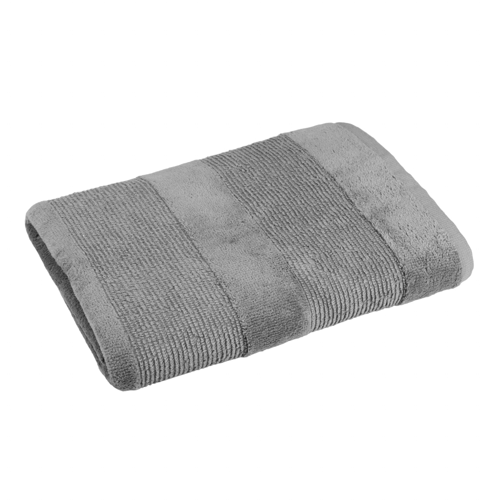 Рушник Home Line махровий Рів'єра графітовий 70х130 см (147628) - зображення 1