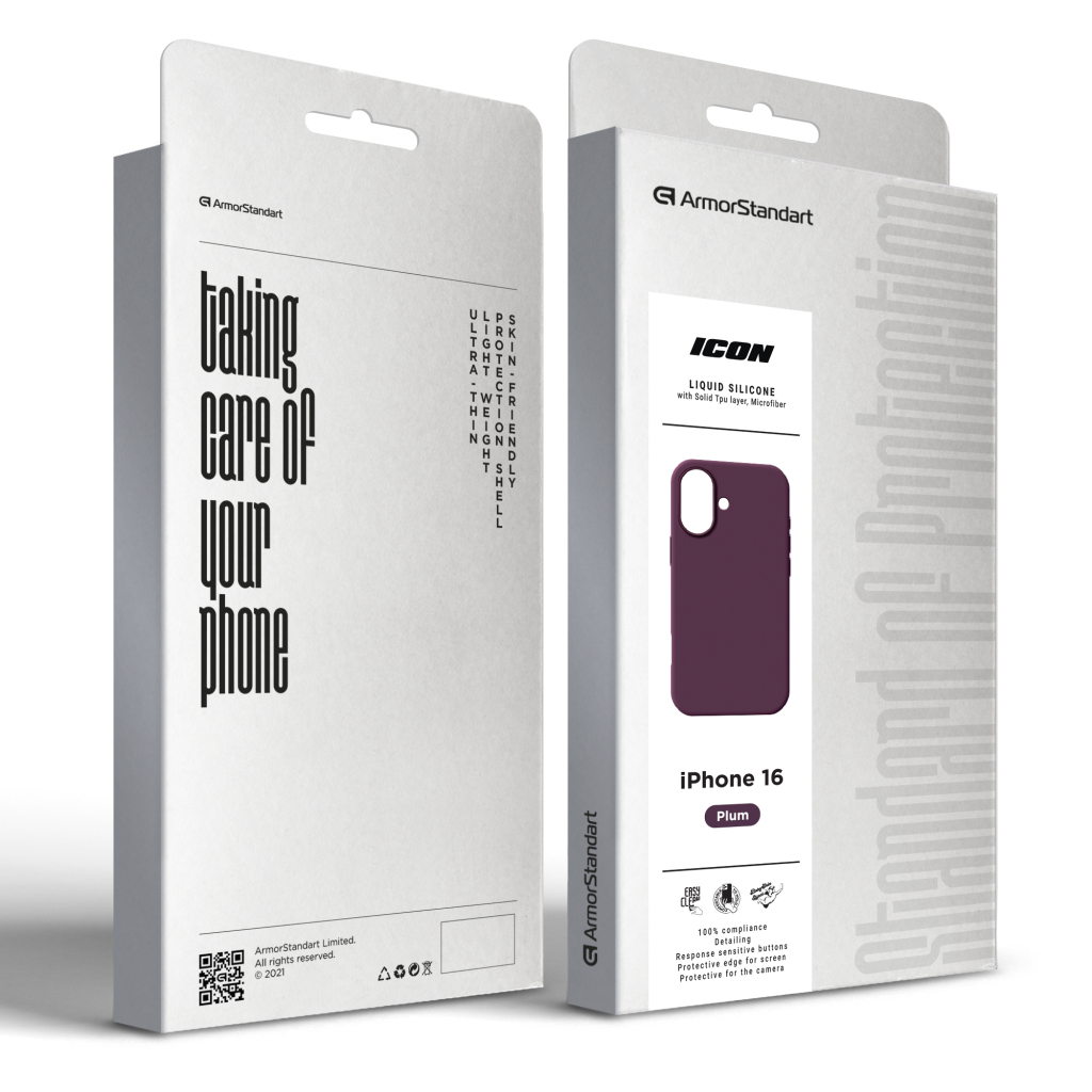 Чохол до мобільного телефона Armorstandart ICON2 MagSafe Apple iPhone 16 Plum (ARM81312) - зображення 10