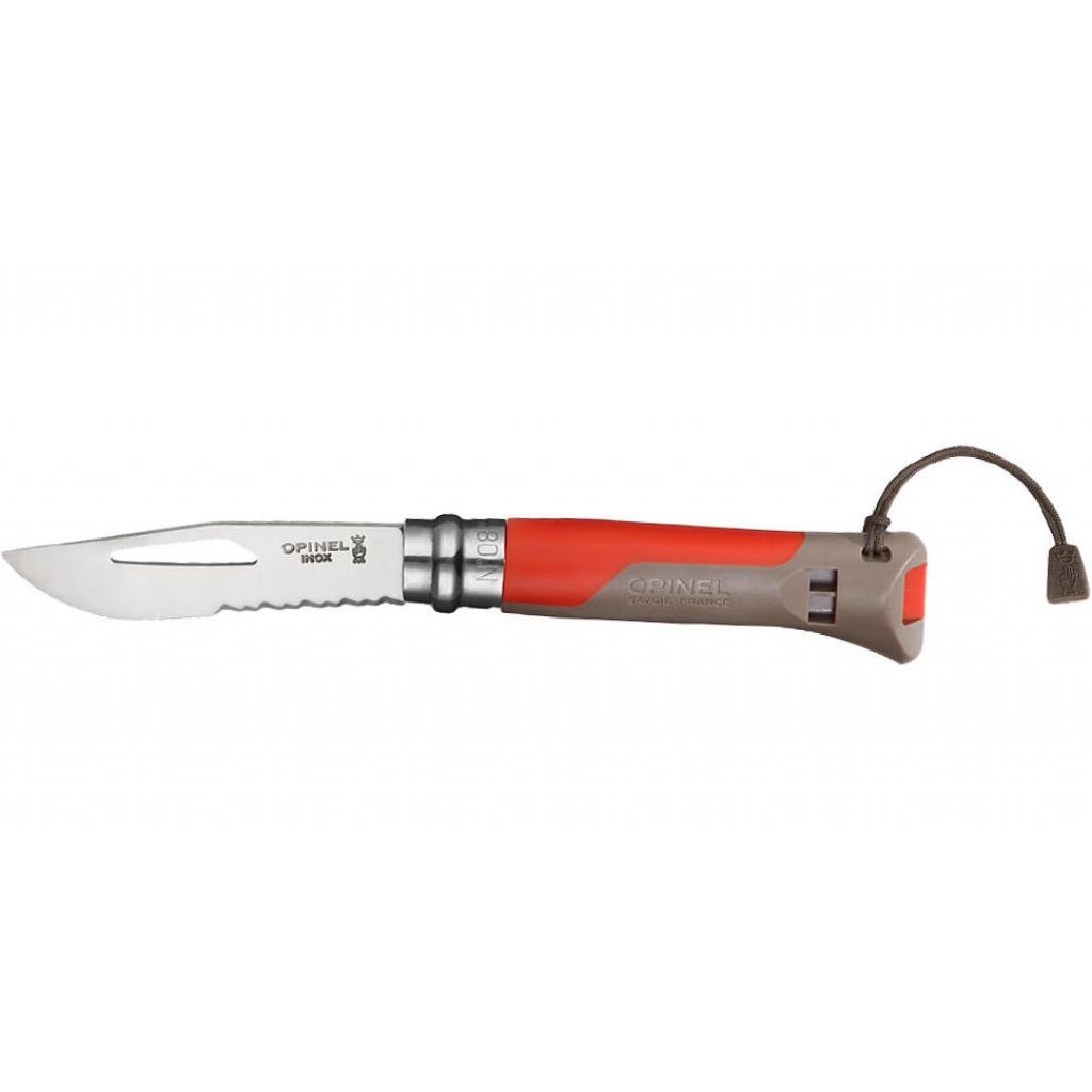 Ніж Opinel №8 Outdoor красный (001714) - зображення 1
