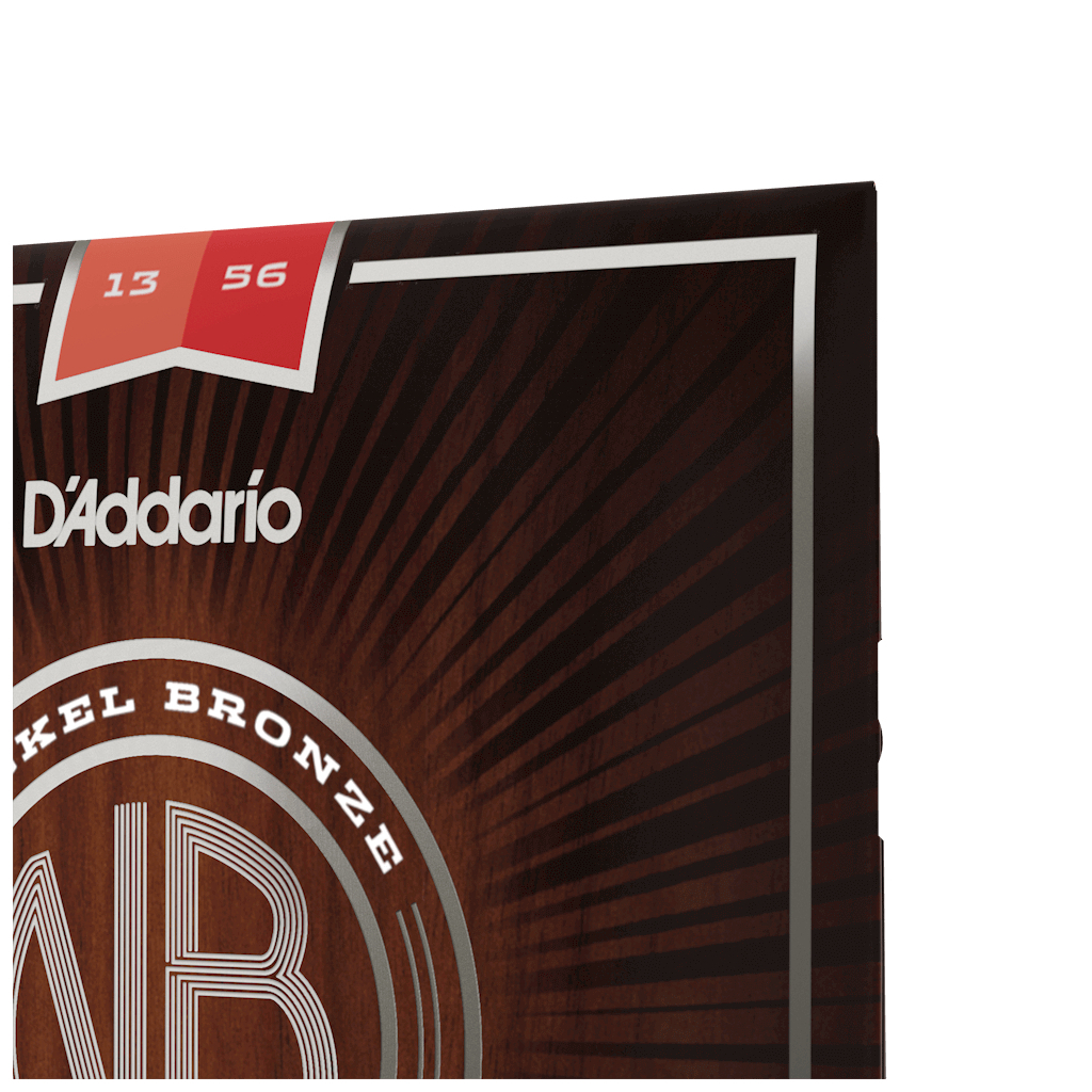 Струни для гітари D'Addario Nickel Bronze Medium (13-56) (NB1356) - зображення 3