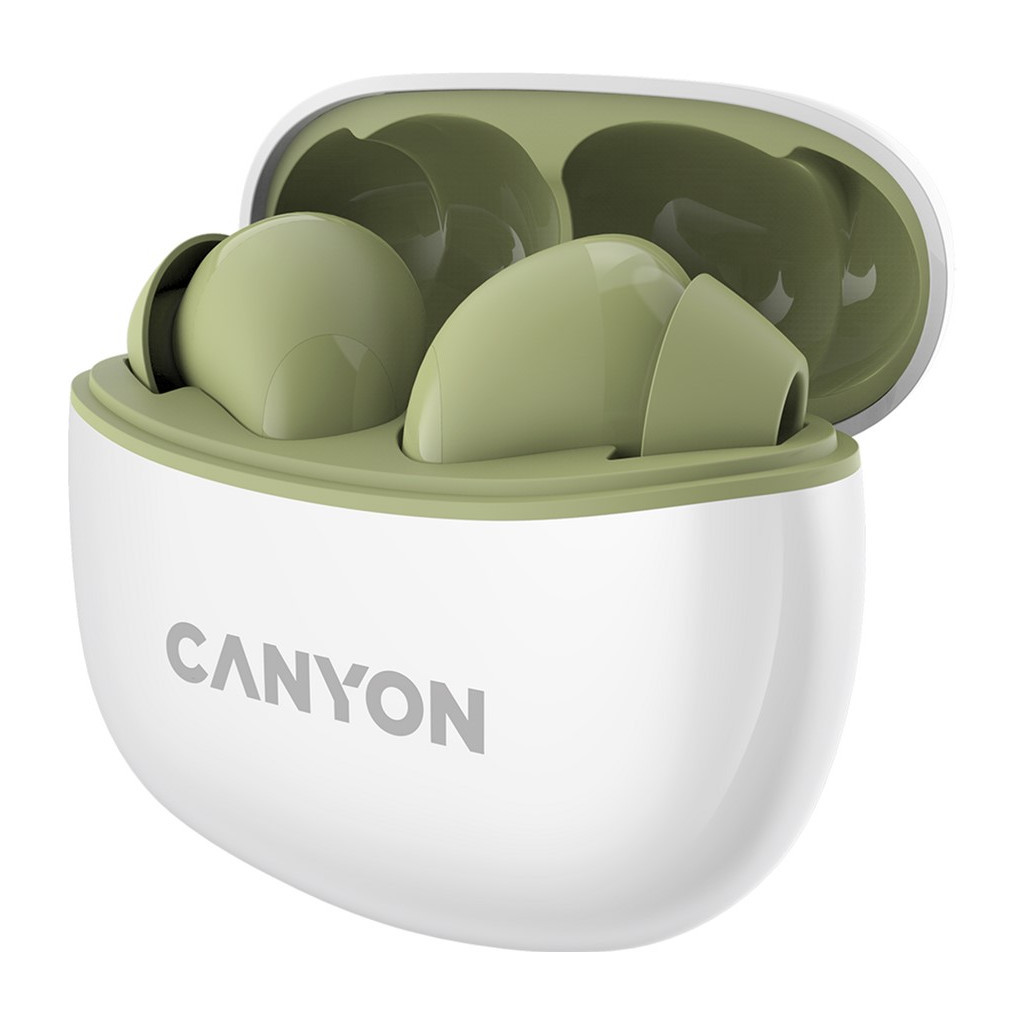 Навушники Canyon TWS-5 Green (CNS-TWS5GR) - зображення 2