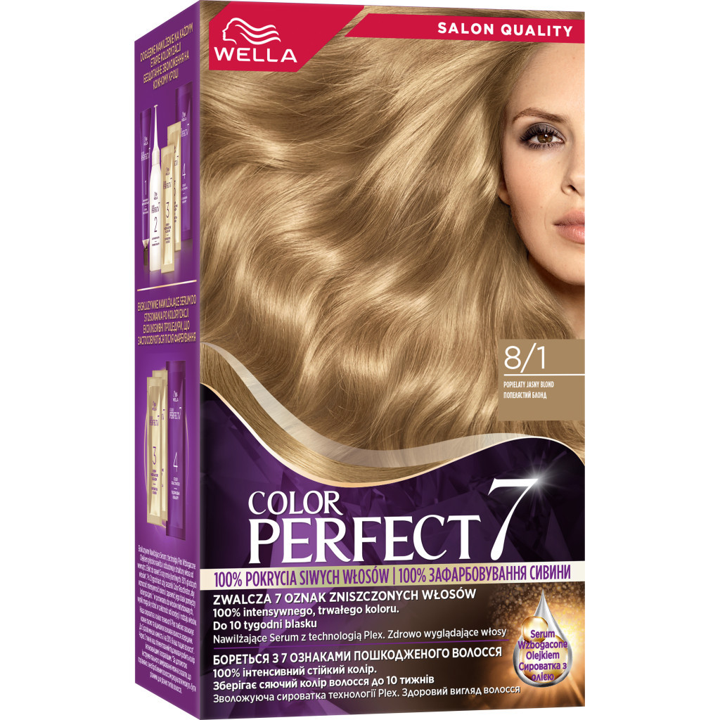 Фарба для волосся Wella Color Perfect 8/1 Попелястий блонд (4064666598383) - зображення 1