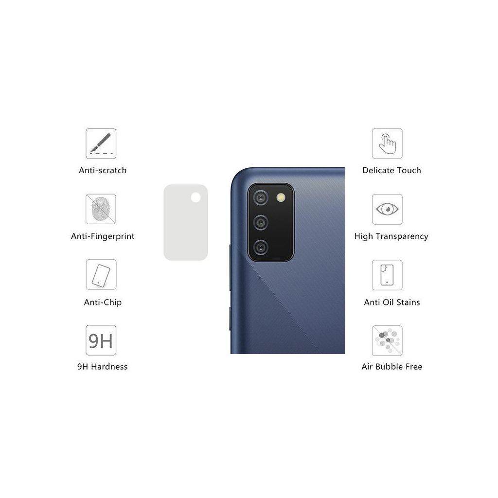 Скло захисне Drobak camera Samsung Galaxy A02s (494917) - зображення 2