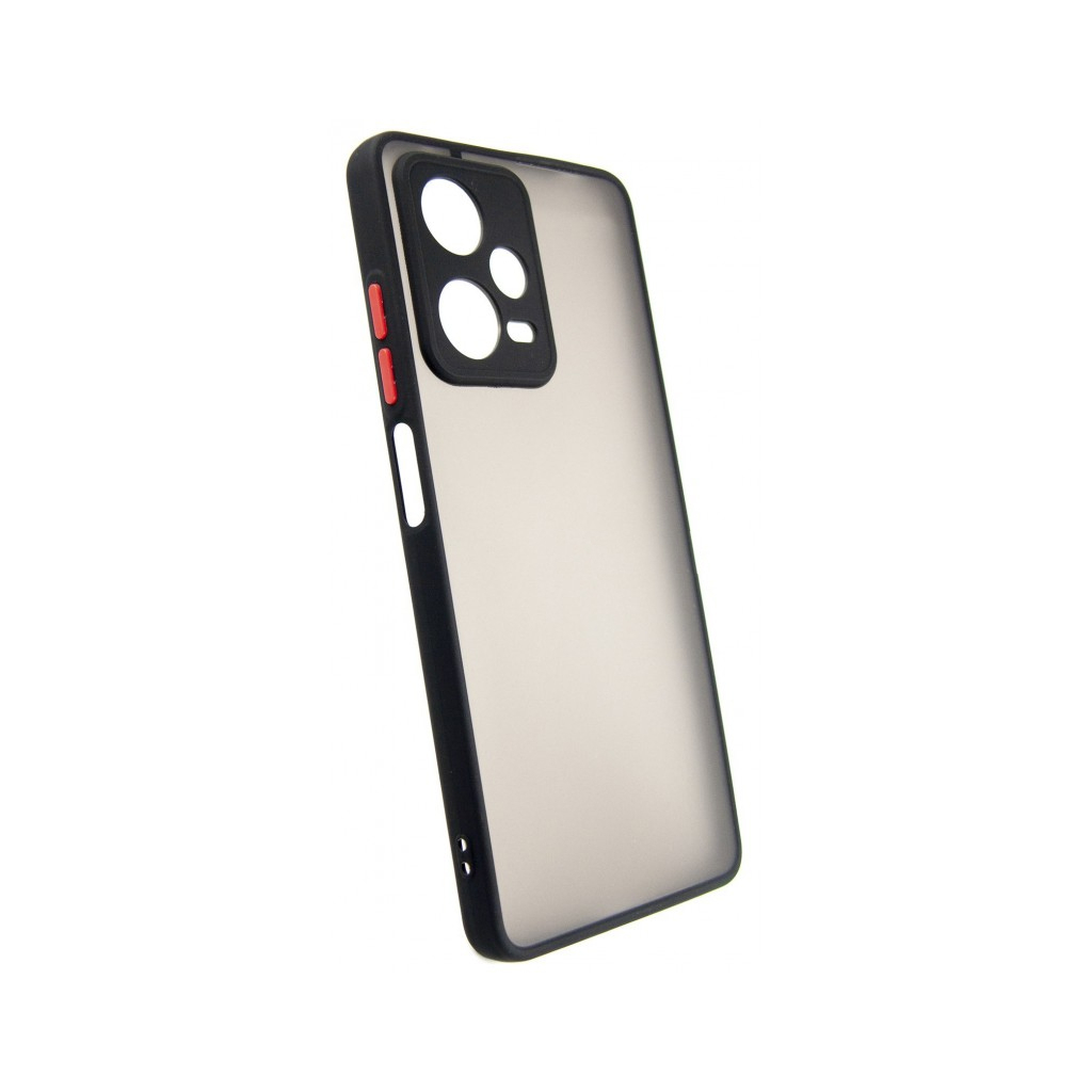 Чохол до мобільного телефона Dengos Matte Xiaomi Redmi Note 12 Pro 5g (black) (DG-TPU-MATT-128) - зображення 2