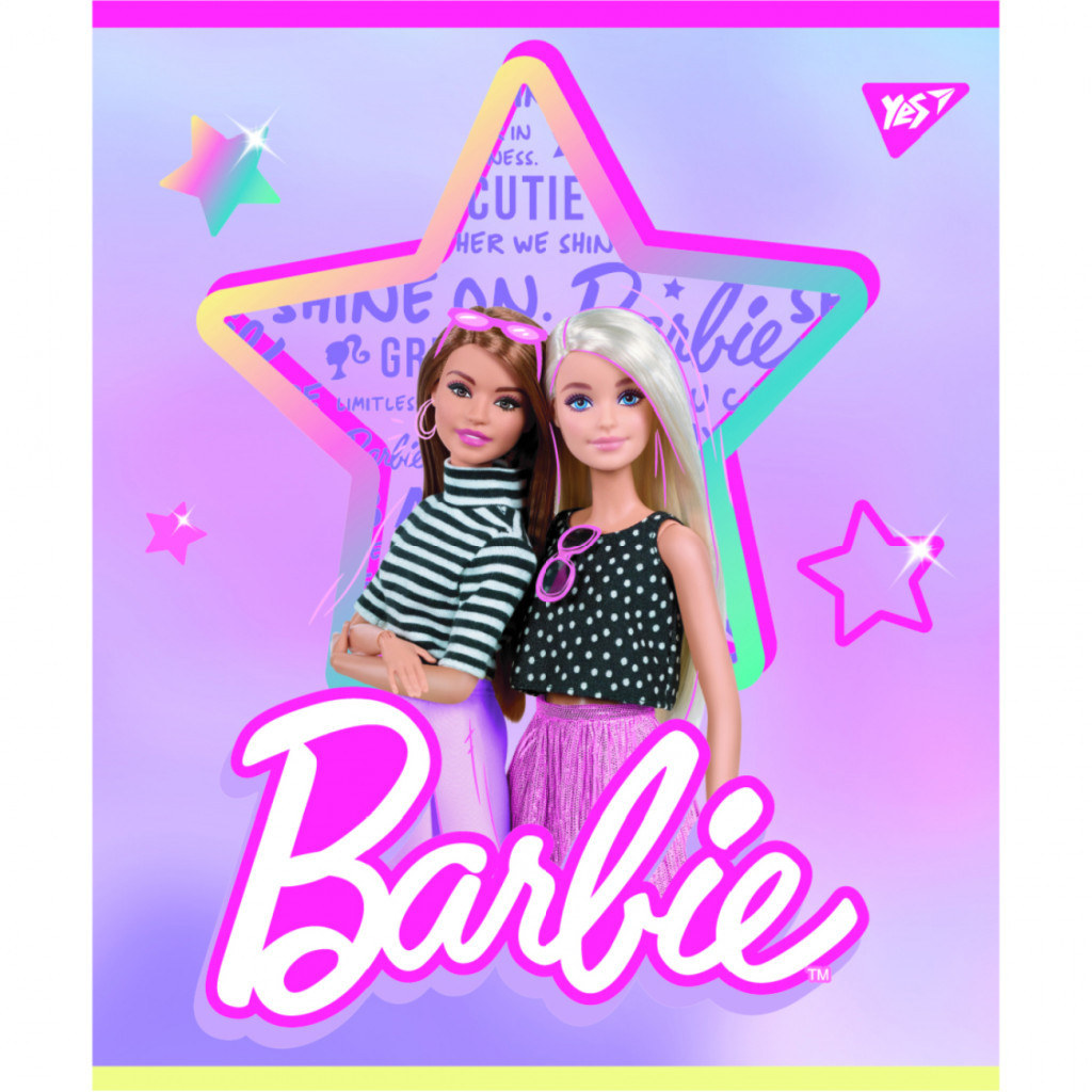 Зошит Yes А5 Barbie 18 аркушів лінія (766825) - зображення 4