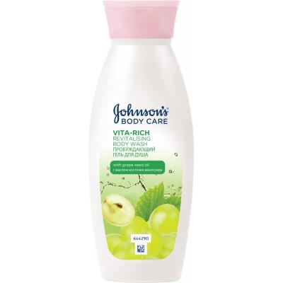 Гель для душу Johnson's Body Care Vita Rich з олією виноградних кісточок 250 мл (3574661283265) - зображення 1