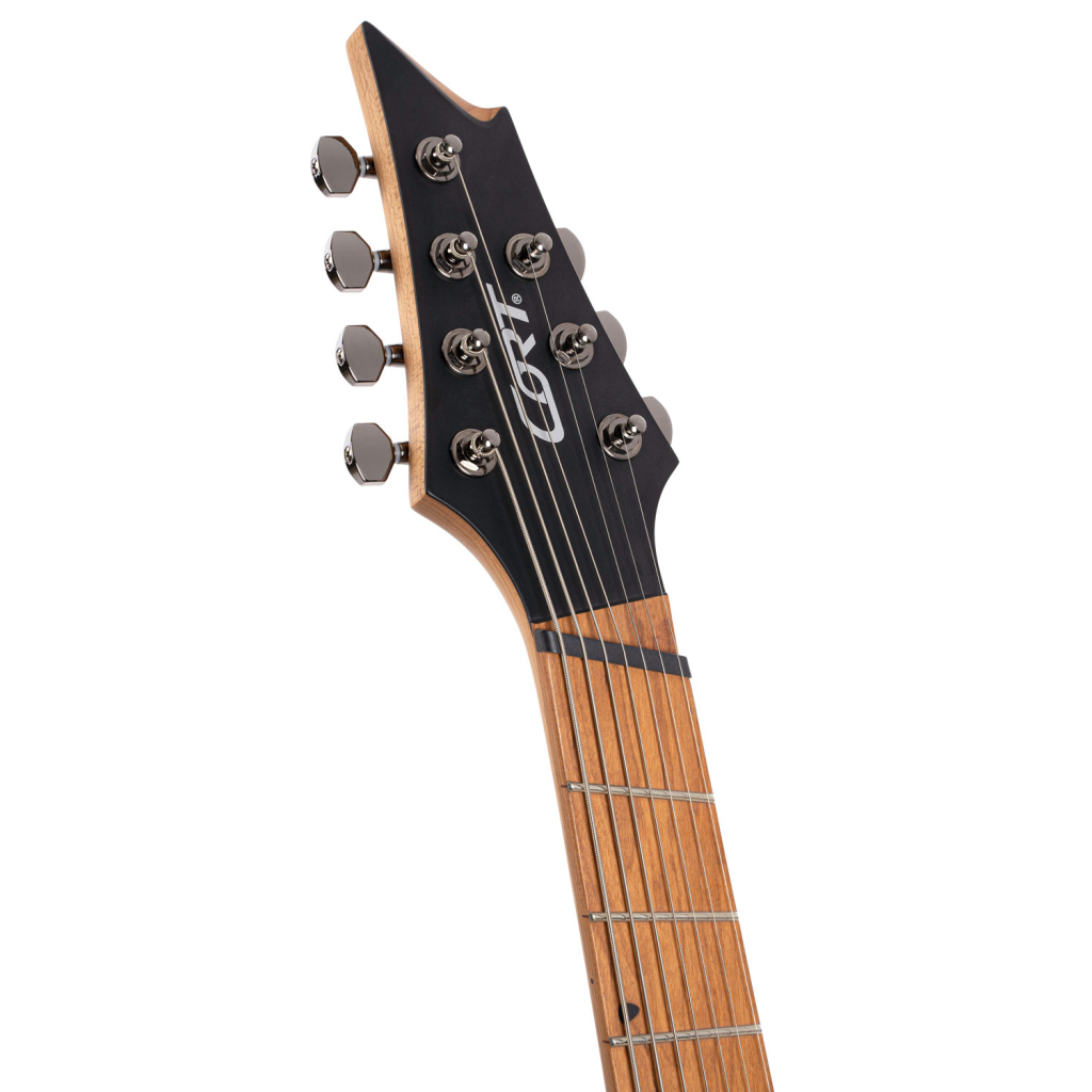 Електрогітара Cort KX307 Multi Scale Open Pore Black - изображение 4