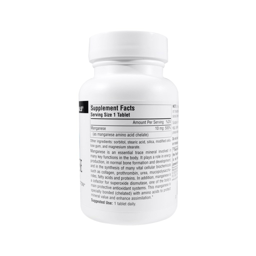 Мінерали Source Naturals Марганець 10мг, 250 таблеток (SNS-00343) - зображення 2
