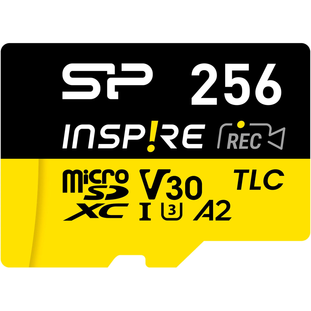 Карта пам'яті Silicon Power 256GB microSDXC class 10 UHS-I U3 V30 A1 Inspire (SP256GBSTXLA2V1NSP) - изображение 2