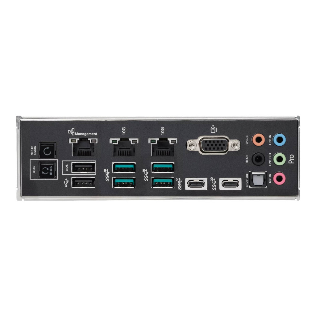 Серверна материнська плата ASUS PRO WS W790E-SAGE SE s4677 W790 8xDDR5 M.2 D-Sub (90MB1C20-M0EAY0) - зображення 5