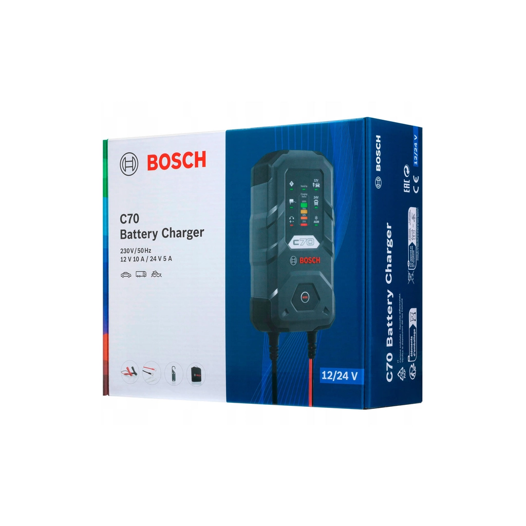 Зарядний пристрій для автомобільного акумулятора Bosch 0189911070 - зображення 7