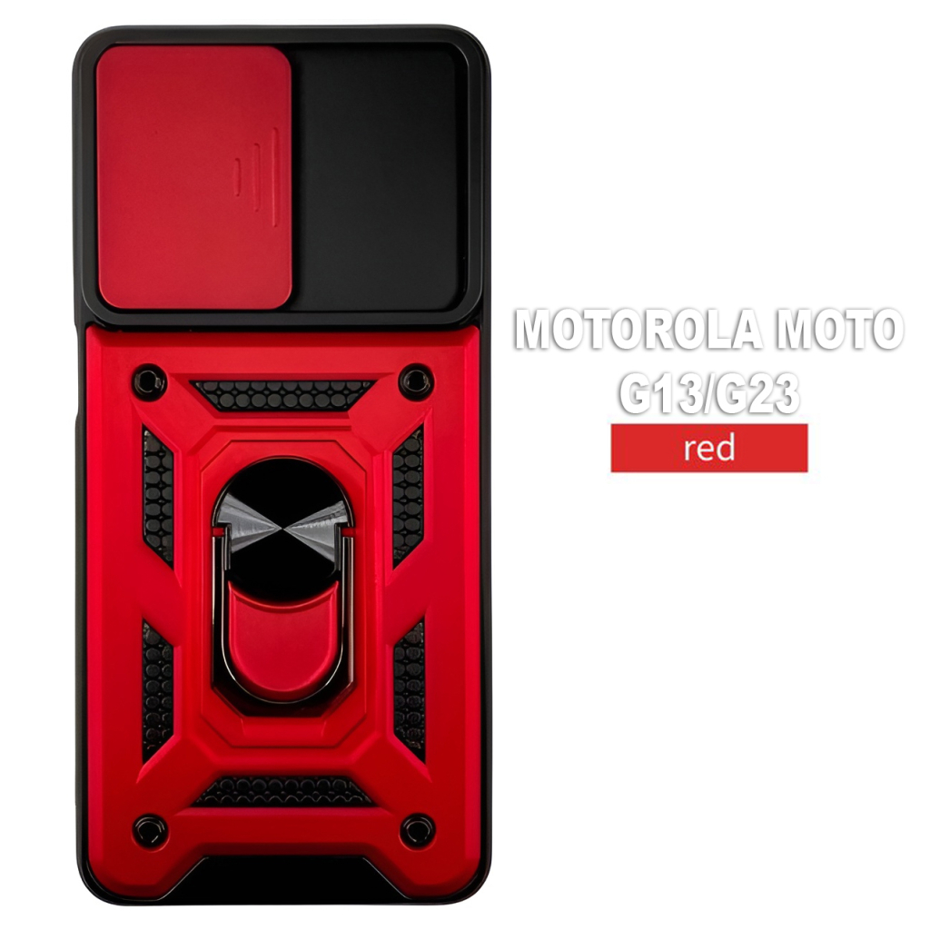 Чохол до мобільного телефона BeCover Military Motorola Moto G13/G23 Red (709100) - зображення 1