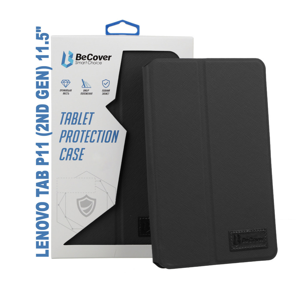 Чохол до планшета BeCover Premium Lenovo Tab P11 (2nd Gen) (TB-350FU/TB-350XU) 11.5" Black (709941) - зображення 1
