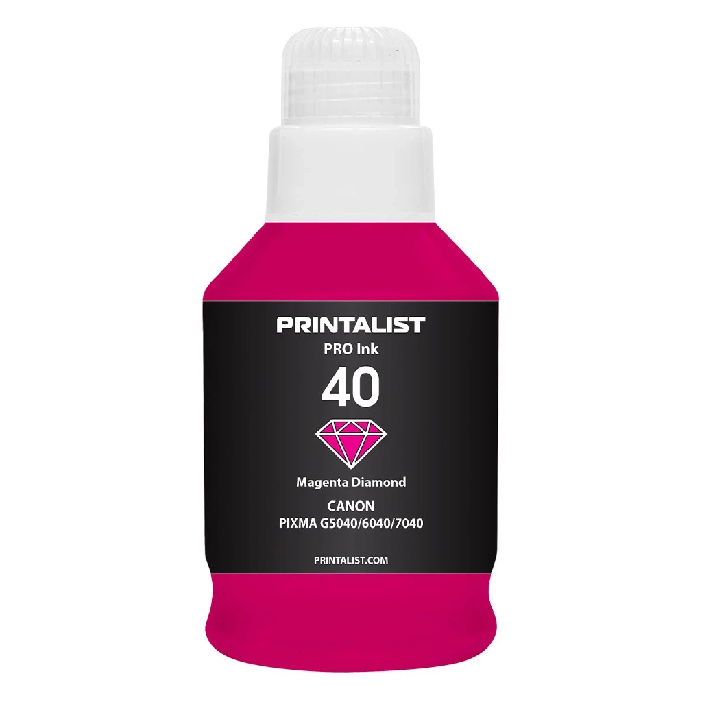 Чорнило Printalist Canon GI-40 для G5040/G6040 190г Magenta (PL40M) - зображення 1