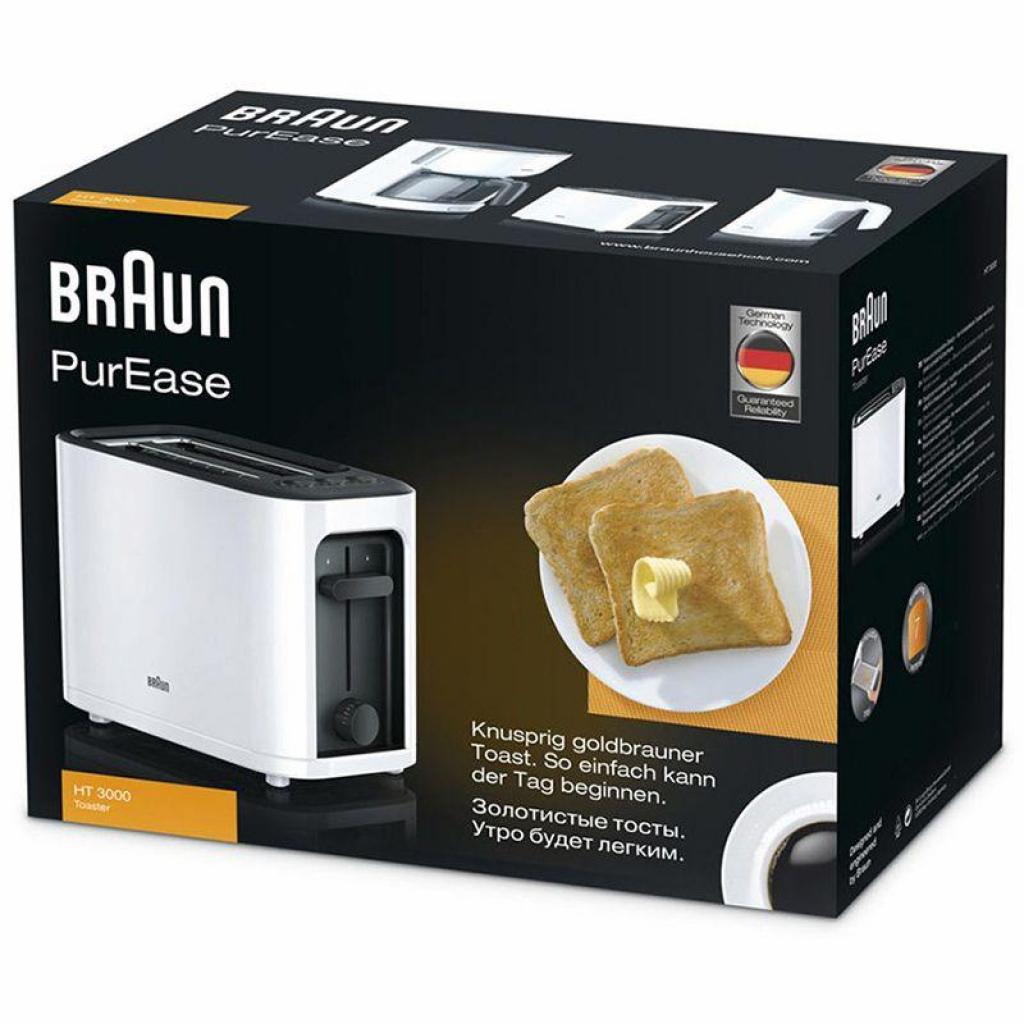 Тостер Braun HT 3000 WH (HT3000WH) - зображення 3