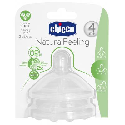 Соска Chicco силиконовая Step Up New 4 мес+ 2 шт (81035.20) - зображення 1