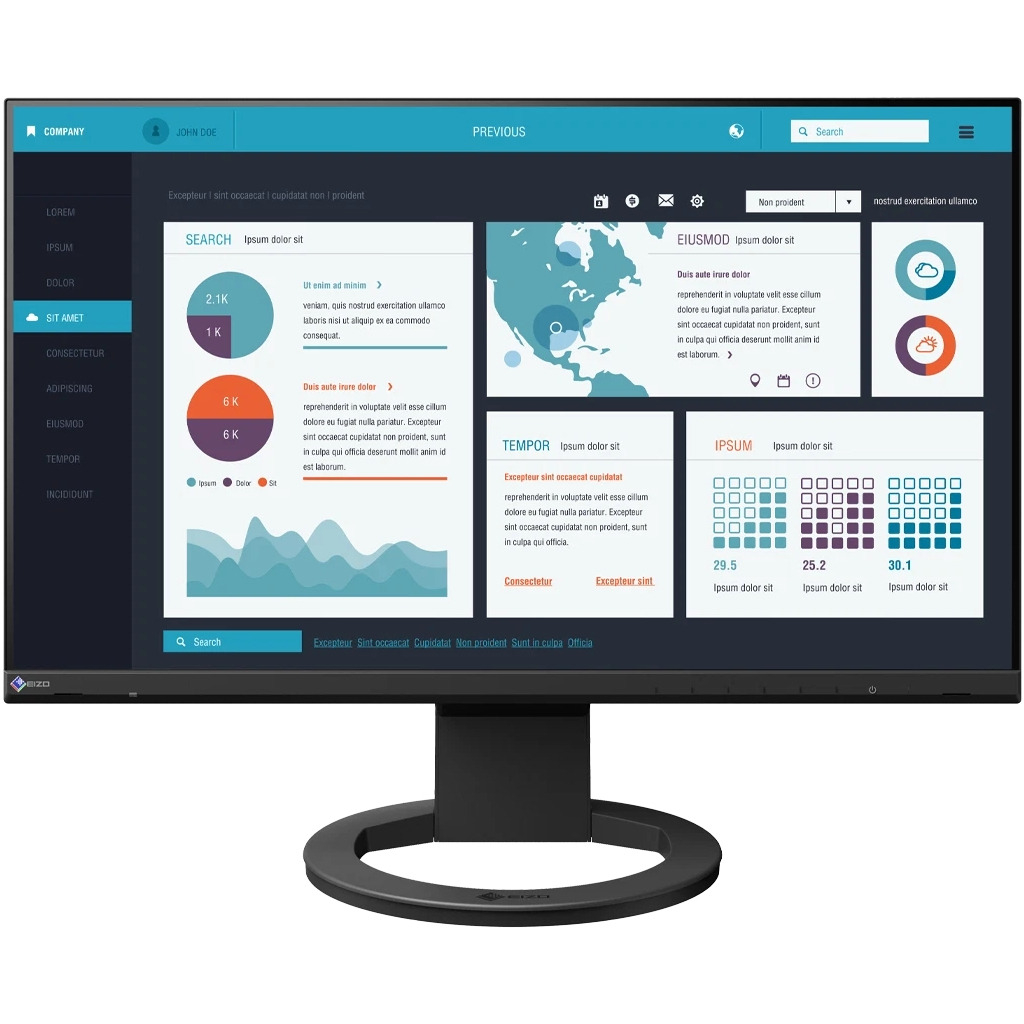 Монітор Eizo EV2490-BK - зображення 1