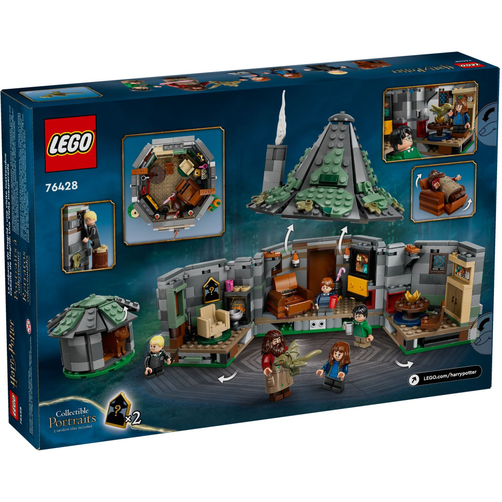 Конструктор LEGO Harry Potter Хатинка Геґріда: Несподівані гості 896 деталей (76428) - зображення 9