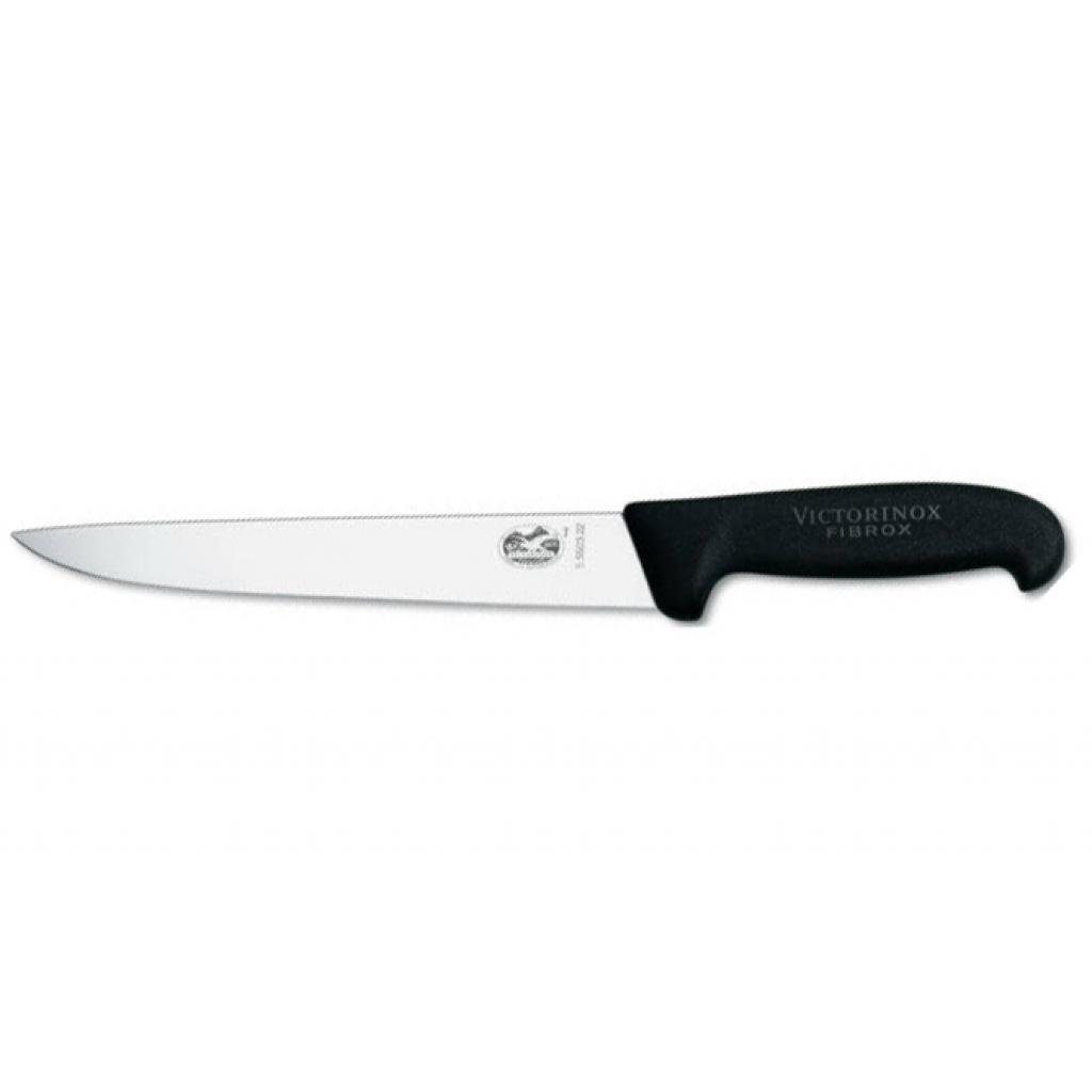 Кухонний ніж Victorinox Fibrox розділювальний 22 см, чорний (5.5503.22) - зображення 1