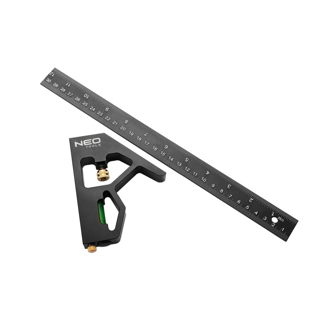 Косинець Neo Tools алюміній, 30 см, рукоятка з високою точністю нахилу (72-127) - зображення 3