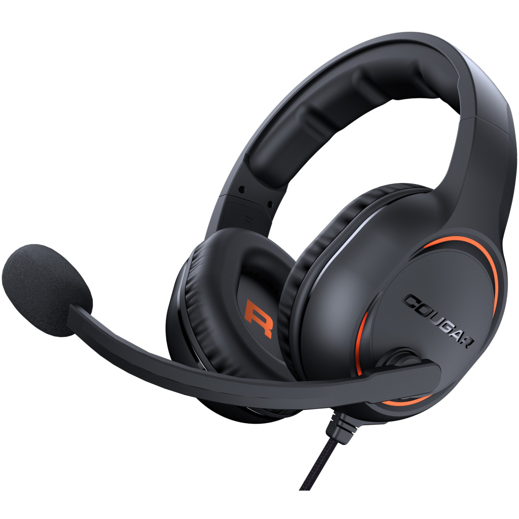 Навушники Cougar HX330 Black-Orange - зображення 1