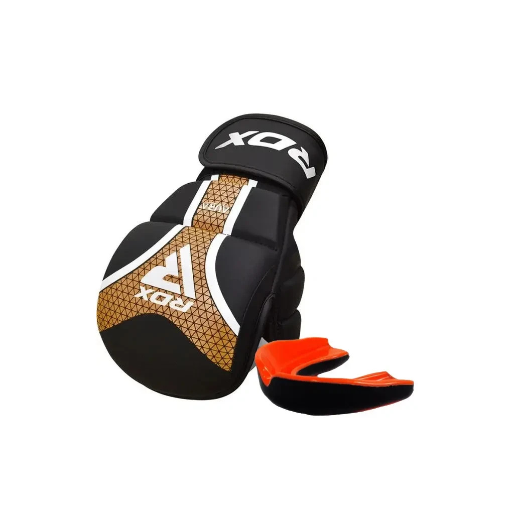 Рукавички для MMA RDX Shooter Aura Plus T-17 Black Golden XL (GSR-T17BGL-XL+) - зображення 5