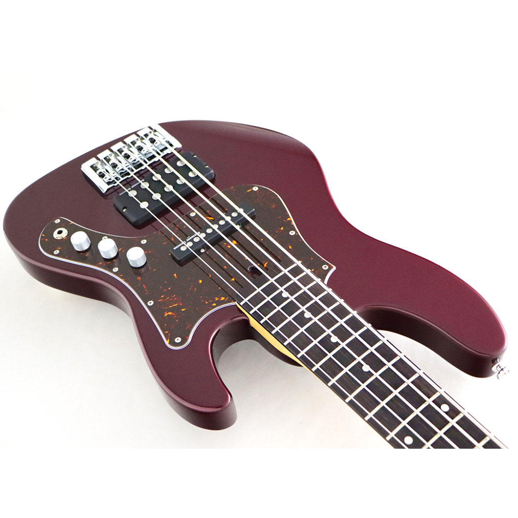 Бас-гітара FGN Mighty Jazz J-Standard Series Azuki Metallic (JMJ52-AL-R/AZM) - зображення 4