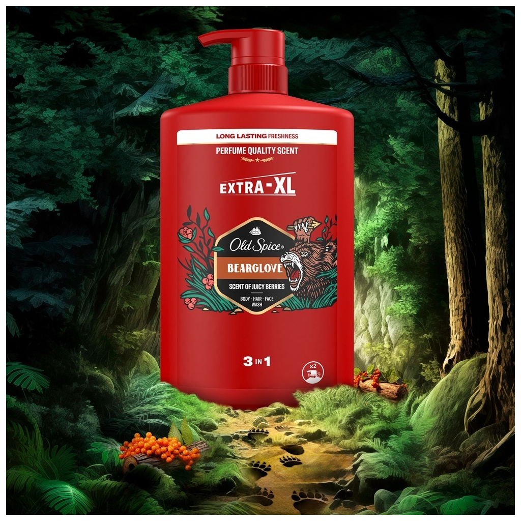 Гель для душу Old Spice Bearglove 1000 мл (8700216610933) - зображення 11