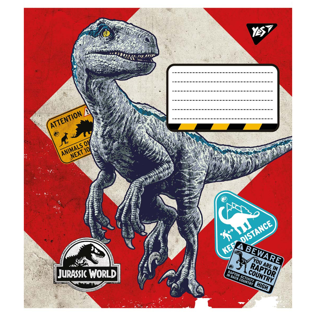 Зошит Yes А5 Jurassic world 18 аркушів, клітинка (766328) - зображення 2