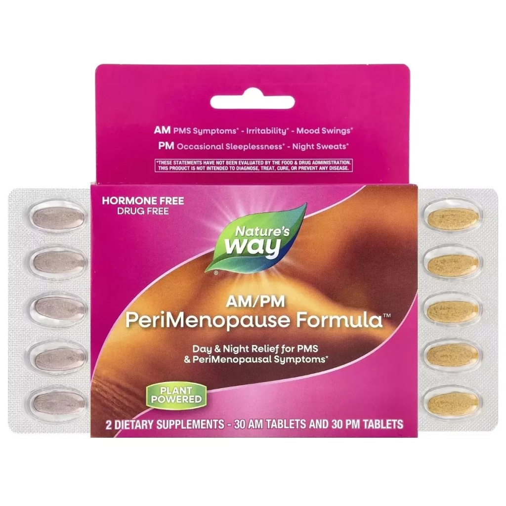 Вітамін Nature's Way Жіноче здоров'я при пременопаузі, день/ніч, AM/PM Menopause (EMT-07236) - зображення 1
