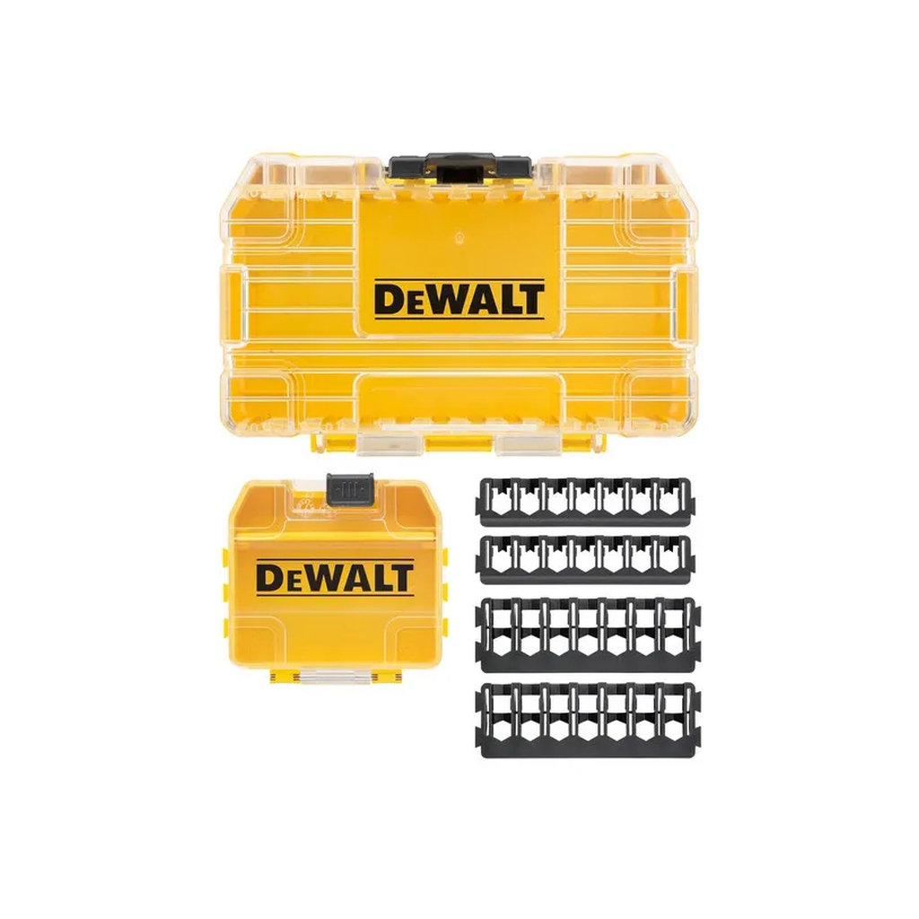 Ящик для інструментів DeWALT для біт системи TSTAK Tough Case S з футляром та касетами для біт 4 шт. (DT70801) - зображення 2