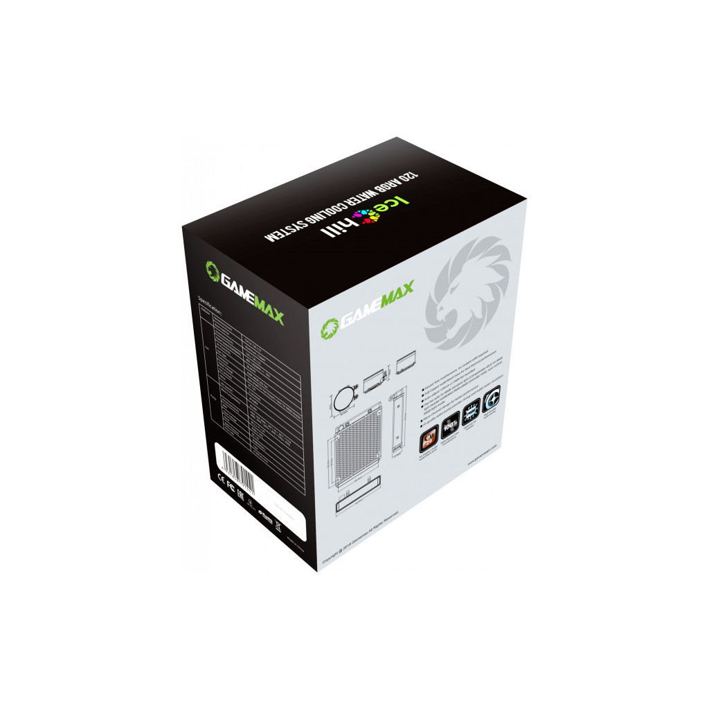 Система рідинного охолодження Gamemax IceHill 120-Rainbow - зображення 9